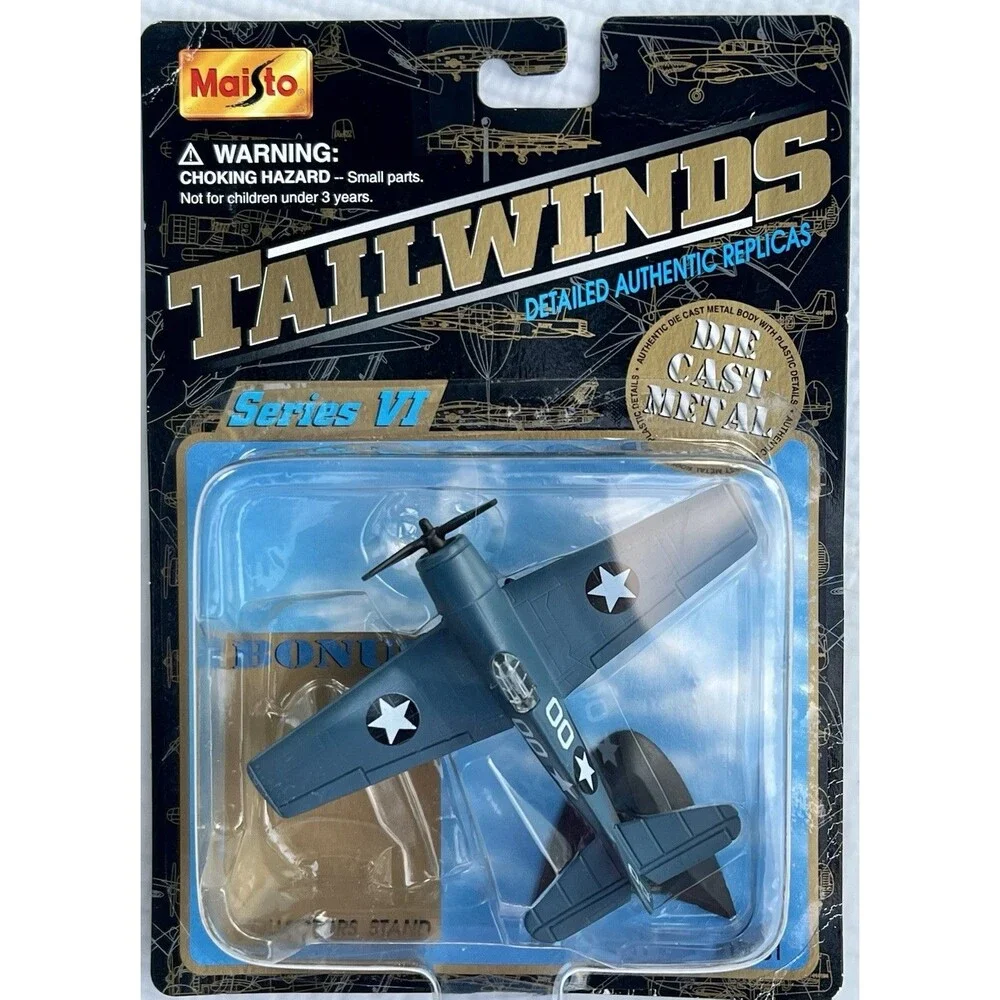 American Grumman F6F Hellcat Diecast Military Airplane Maisto Tailwinds